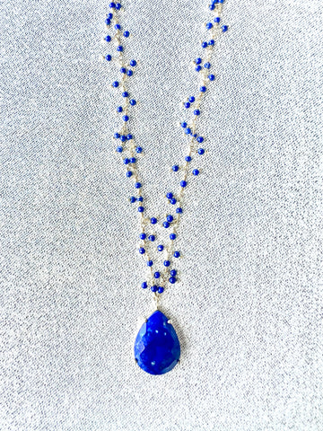 Lapis Lazuli Confetti Necklace Lapis Lazuli Confetti Necklace