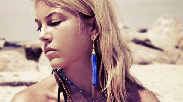 Heishi Tassel Earrings