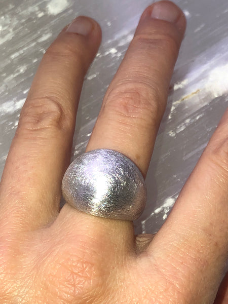 Brushed Dome Ring