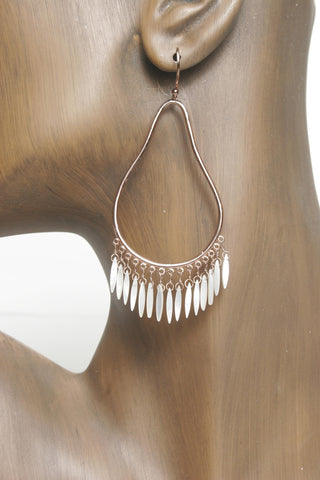 Teardrop Earrings with Shells Teardrop Earrings with Shells