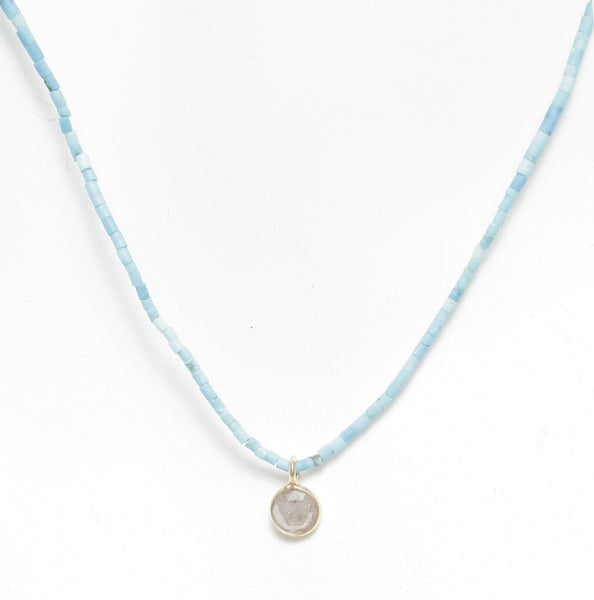 Heishi Diamond Necklace