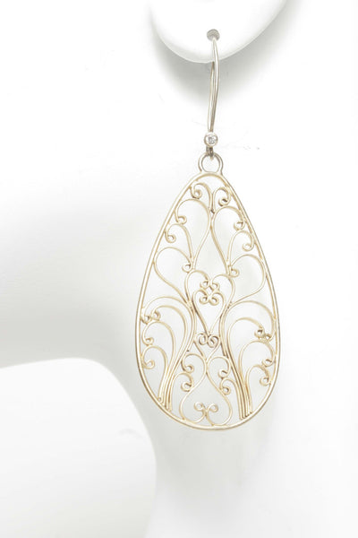 Filigree Teardrop Earrings