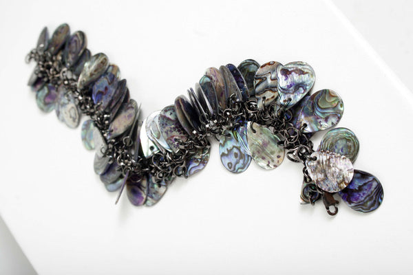 Paua Shell Charm Bracelet