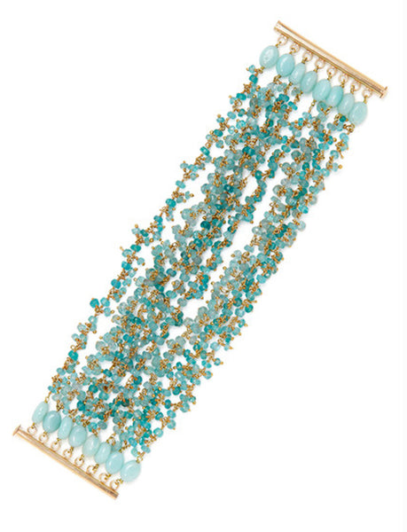 Apatite Multi Strand Bracelet