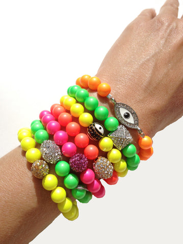 Stretch Bracelets with Charms