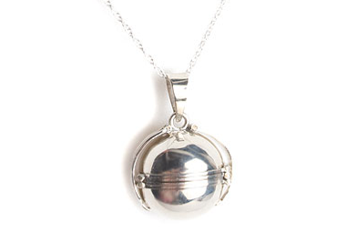 Small Locket Ball Necklace