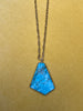 Geometric Turquoise Necklace