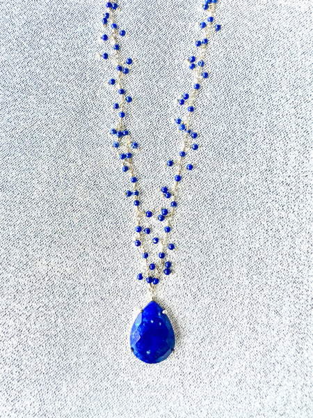 Lapis Lazuli Confetti Necklace