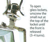 Glass Hexagon Locket