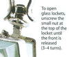 Glass Teardrop Locket