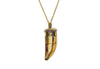 Vintage Inspired Horn on Thin Necklace