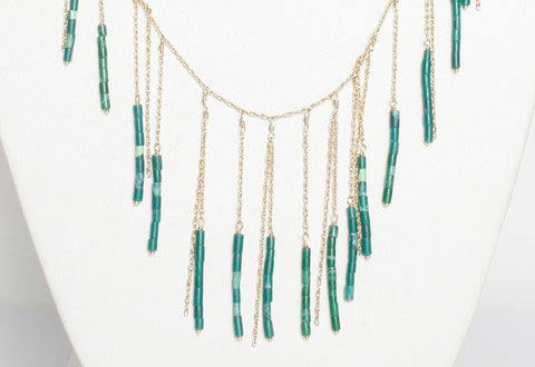 Long Fringe Necklace