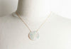 Large Round Engraved Shell Necklace