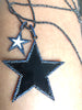 Double Sapphire Star Necklace